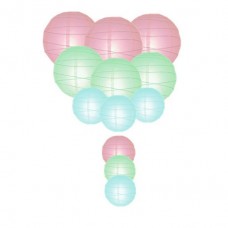 Paper Lantern Assorted Pack 5 (12pcs)